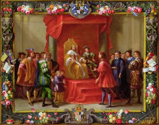 Peter IV, King of Aragon Being Visited by Guillaume-Raymond Moncada